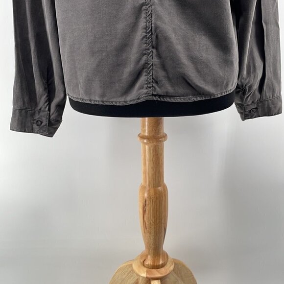 BELLA Dahl asymmetrical top lagenlook blouse soft comfy sz xs career - Picture 9 of 10